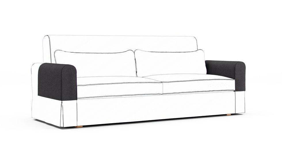 Nikkala Armrest Protector Covers — Add On - Everyday Weave Storm