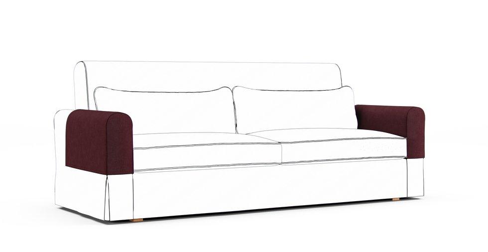 Nikkala Armrest Protector Covers — Add On - Everyday Weave Maroon