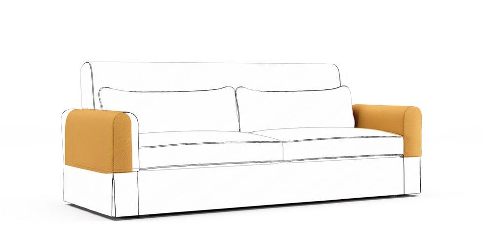 Nikkala Armrest Protector Covers — Add On - Mod Boucle Amber