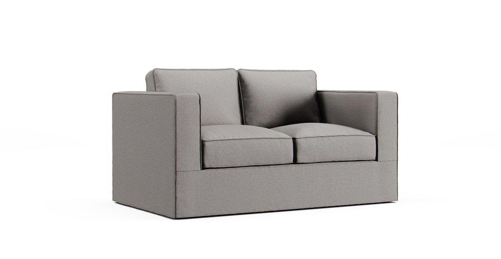 Norsborg Two-seat Sofa Cover - Care+ Canvas Ash