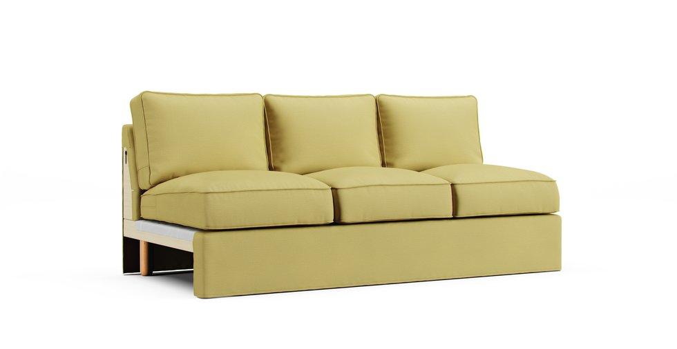 Norsborg Three-seat Section Cover Only - Care+ Tweed Amber