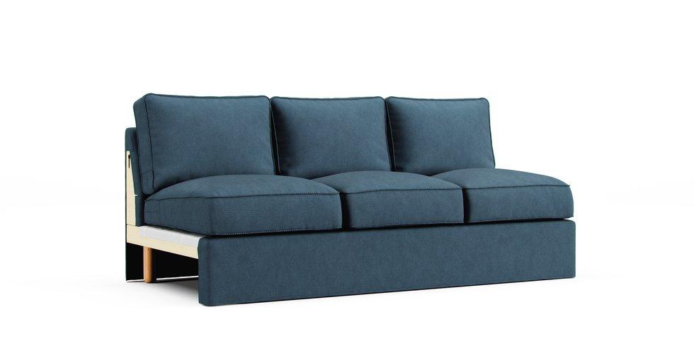 Norsborg Three-seat Section Cover Only - Care+ Tweed Teal