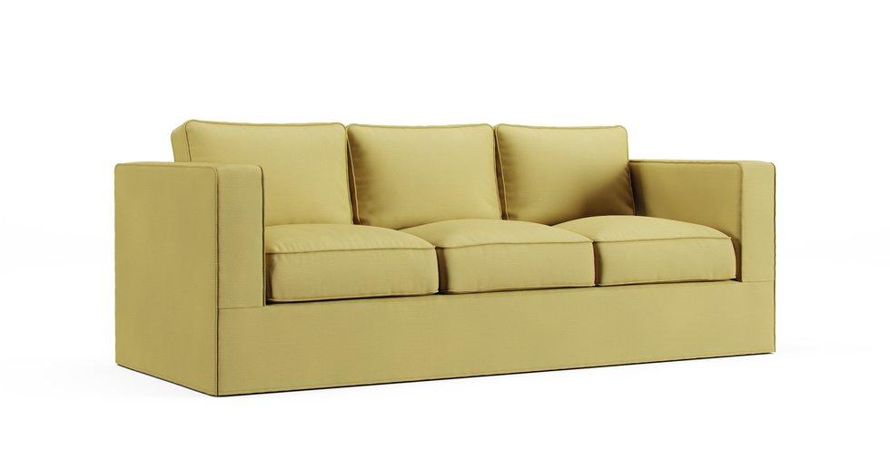 Norsborg Three-seat Sofa Cover - Care+ Tweed Amber