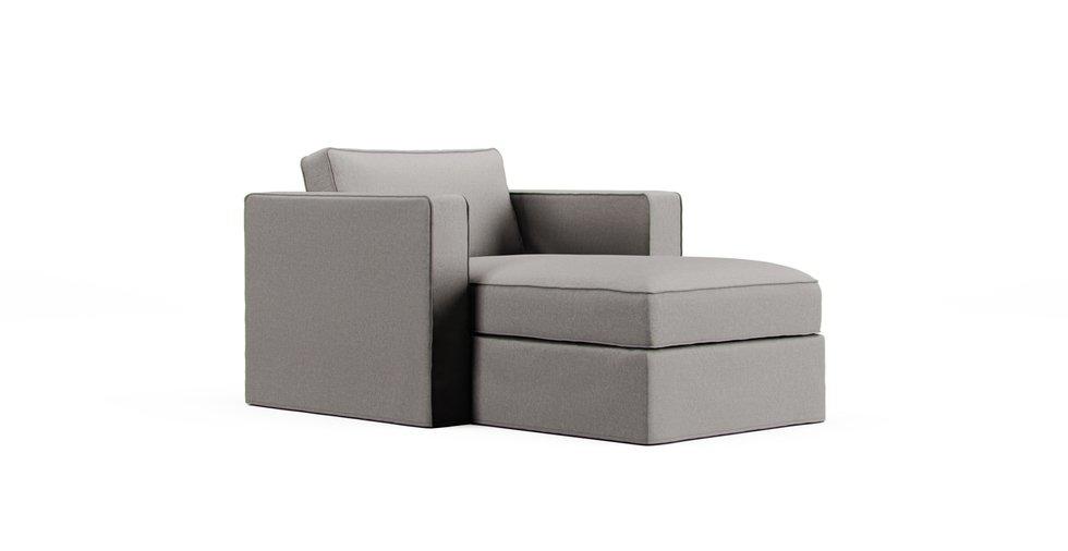 Norsborg Chaise Cover - Care+ Canvas Ash