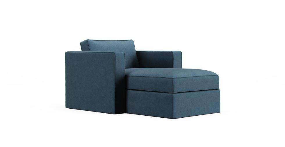 Norsborg Chaise Cover - Care+ Tweed Teal