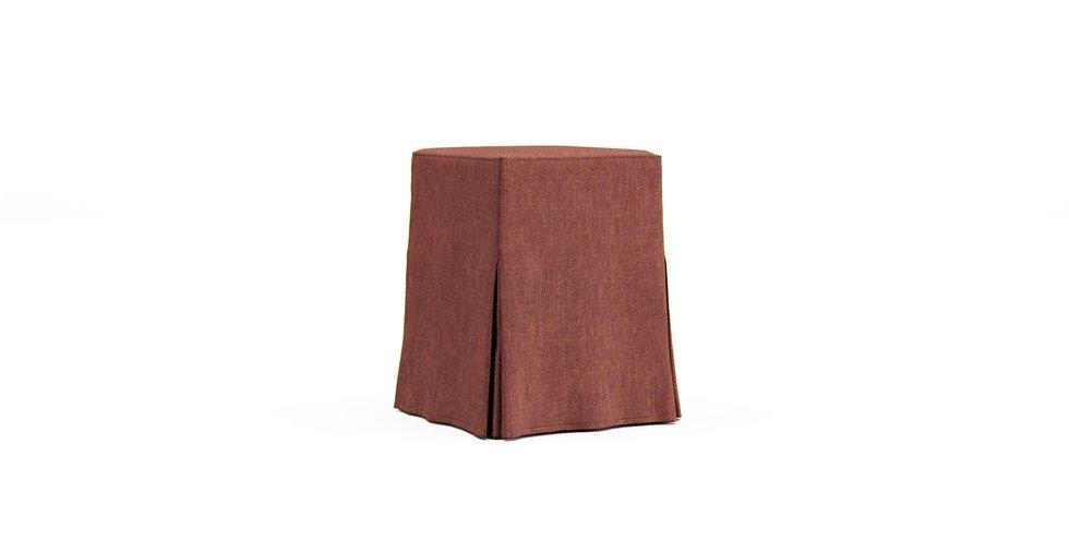 Nils Bar Stool Slipcover - Care+ Tweed Sunset