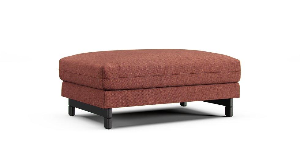 Nockeby Footstool Cover - Care+ Tweed Sunset