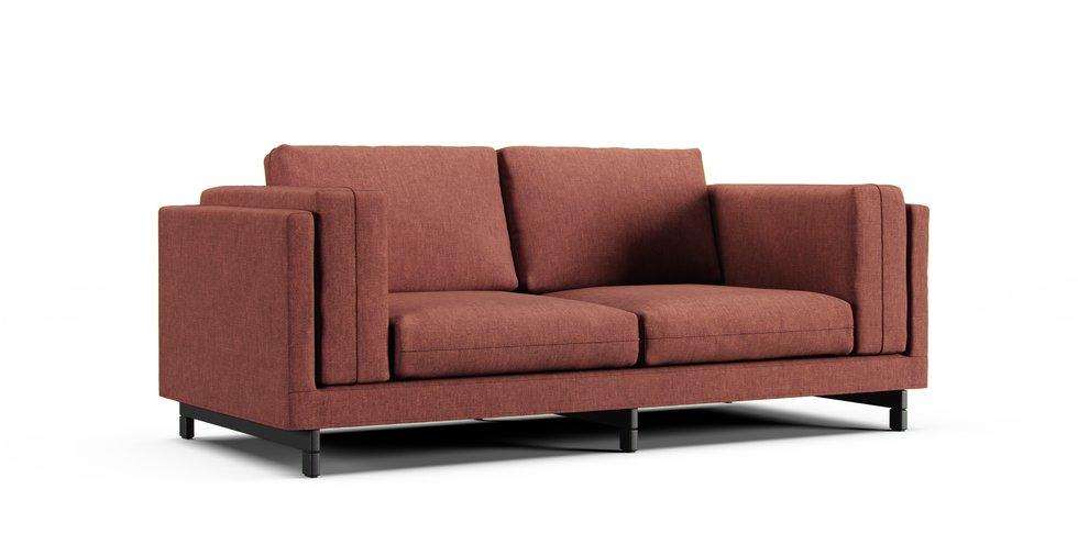 Nockeby 2人掛け用ソファカバー - Care+ Tweed Sunset