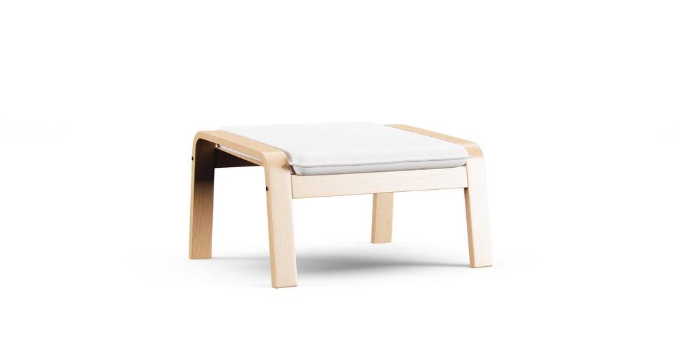 Poäng Armchair Cover - Premium Cotton White Poäng Armchair Cover - Premium Cotton White
