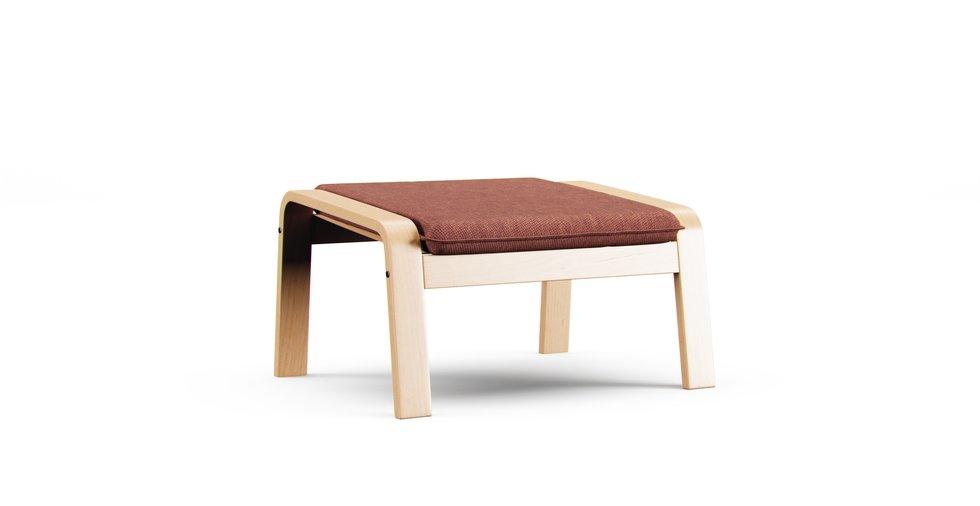 Poang Footstool Cover - Care+ Tweed Sunset