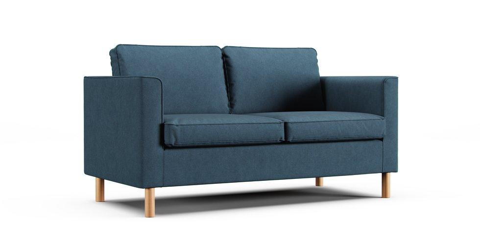 Parup Loveseat Cover - Care+ Tweed Teal