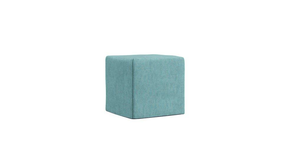 Solsta Pallbo Footstool Cover - Care+ Tweed Mineral Blue