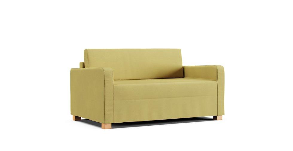 Solsta Sofa Bed Cover - Care+ Tweed Amber