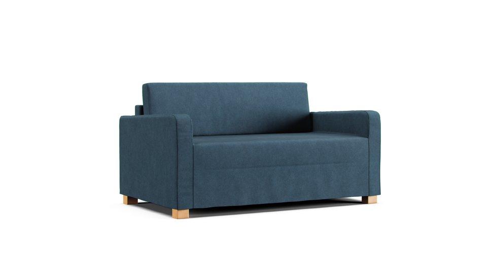 Solsta Sofa Bed Cover - Care+ Tweed Teal