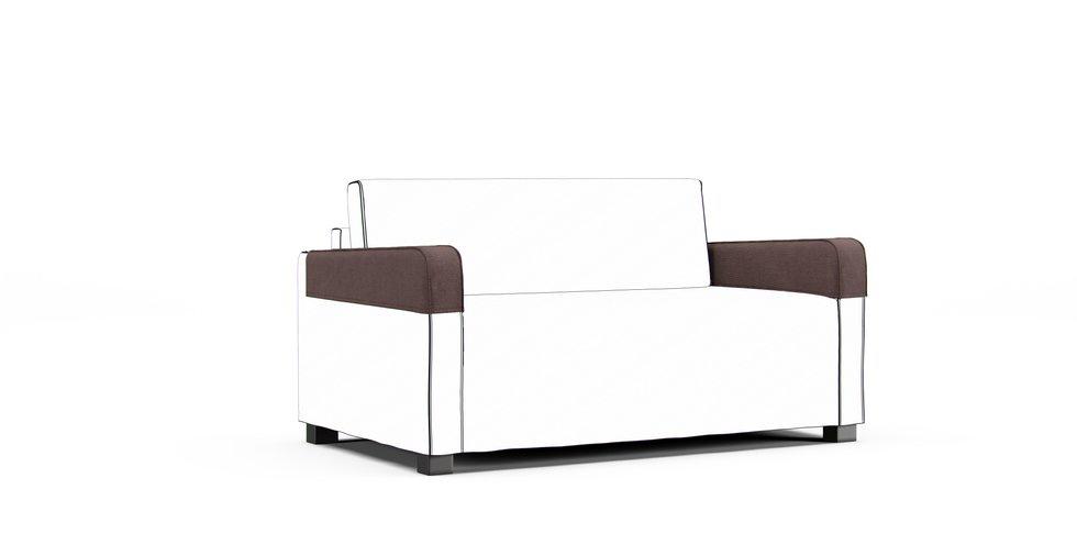 Solsta Armrest Protector Covers — Add On - Mod Basketweave Espresso