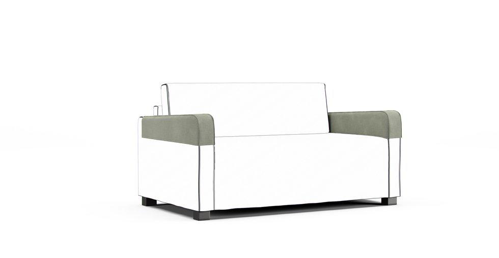 Solsta Armrest Protector Covers — Add On - Signature Microfiber Silver Sage