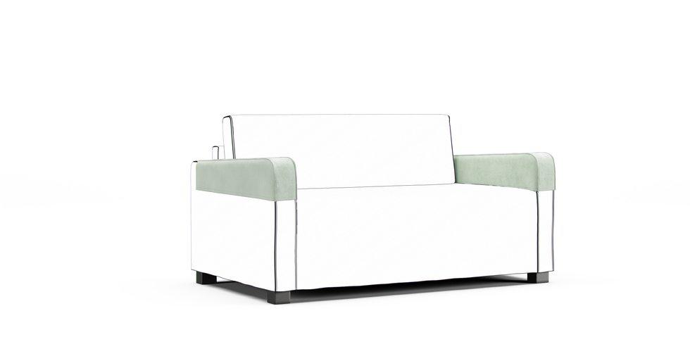 Solsta Armrest Protector Covers — Add On - Classic Velvet Mint