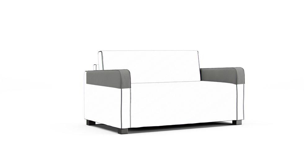 Solsta Armrest Protector Covers — Add On - Mod Boucle Charcoal