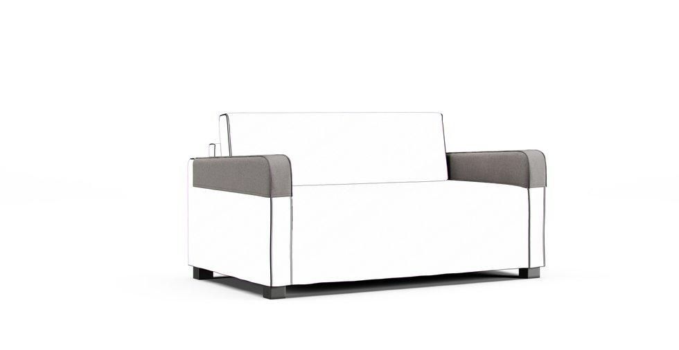 Solsta Armrest Protector Covers — Add On - Care+ Canvas Ash