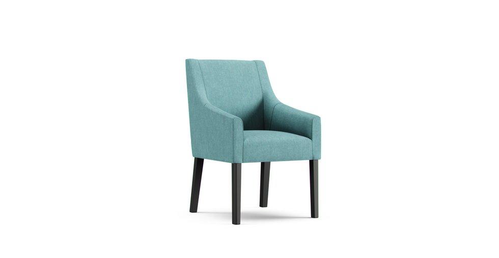 Sakarias Chair Cover - Care+ Tweed Mineral Blue