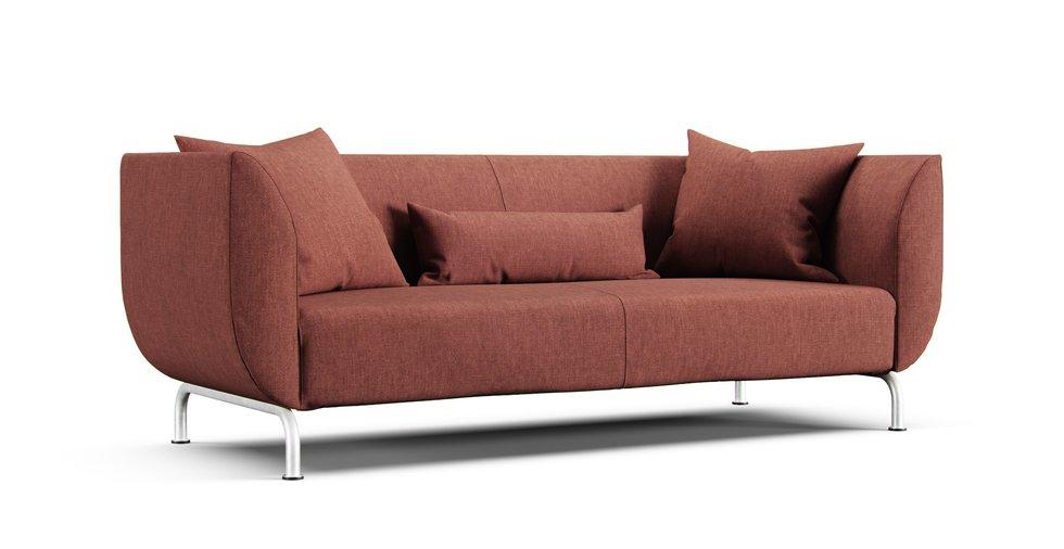 Stromstad 3 Seater Sofa Cover - Care+ Tweed Sunset