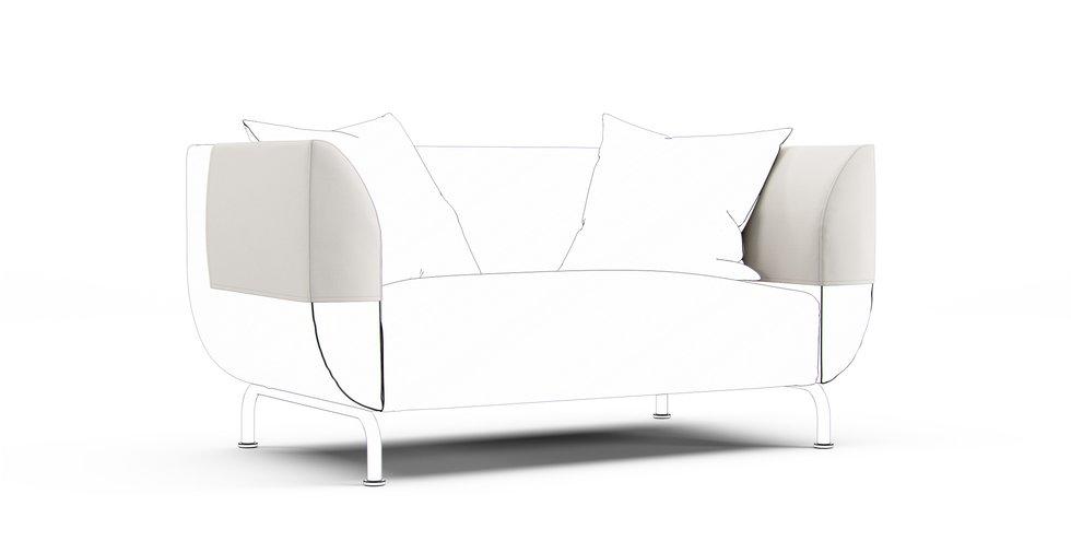 Stromstad Armrest Protector Covers — Add On - Everyday Weave Cream