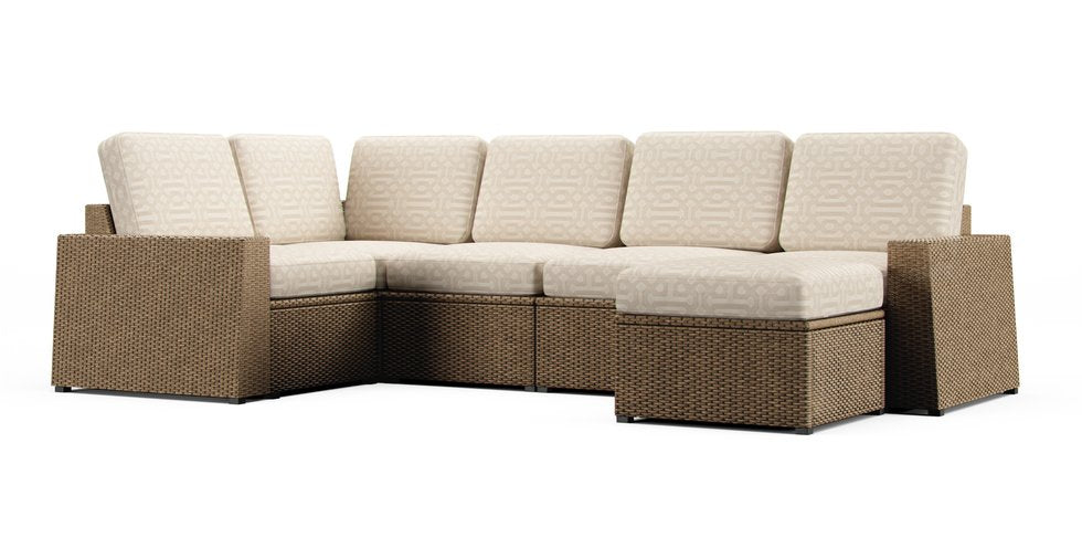 Sunbrella® Fretwork Flax