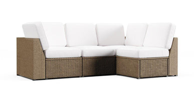 Solleron 3-seat Corner Modular Armless Cushion Covers