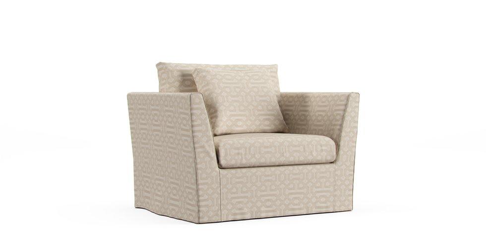 Sunbrella® Fretwork Flax