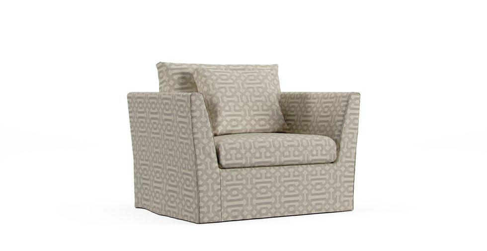 Sunbrella® Fretwork Pewter