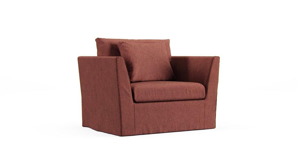 Stockholm 1.5 Seater Sofa Cover - Care+ Tweed Sunset