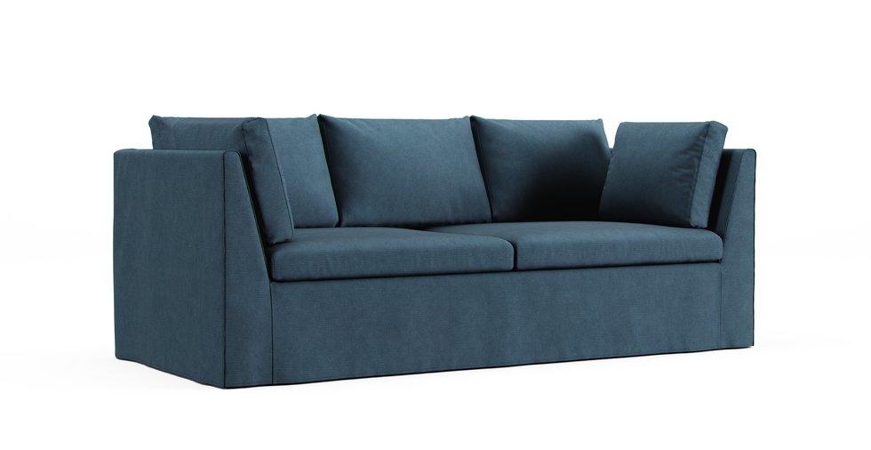 Stockholm 3 Seater Sofa Cover - Care+ Tweed Teal