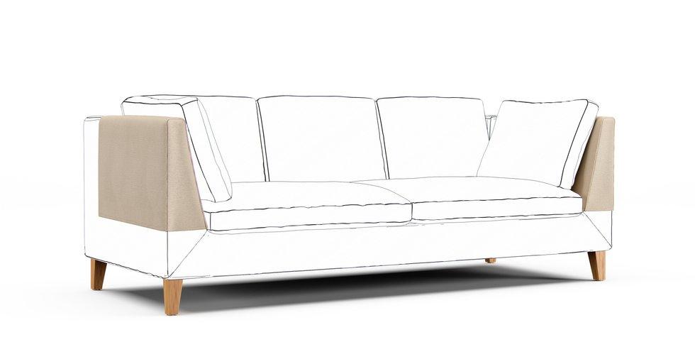 Stockholm Armrest Protector Covers — Add On - Mod Chenille Cream