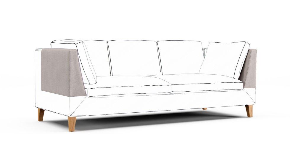 Stockholm Armrest Protector Covers — Add On - Mod Chenille Mist