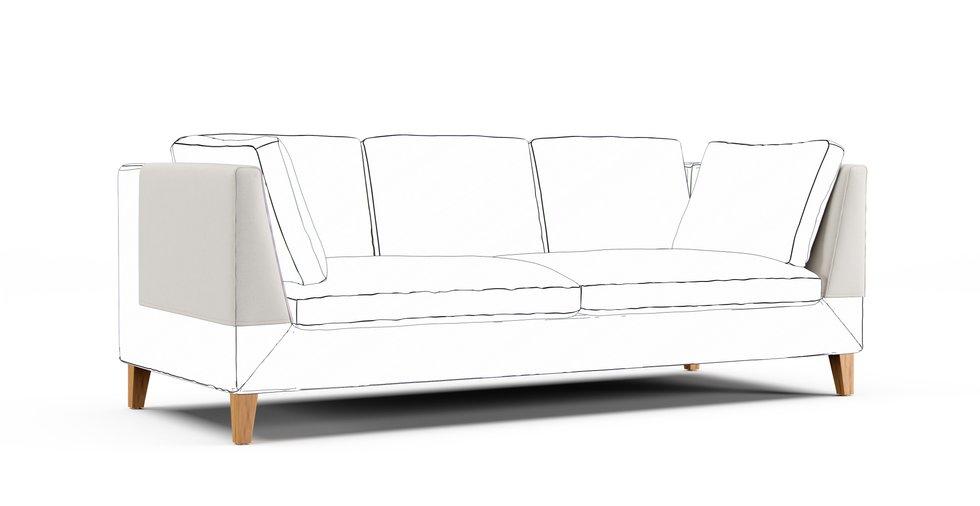 Stockholm Armrest Protector Covers — Add On - Everyday Weave Cream