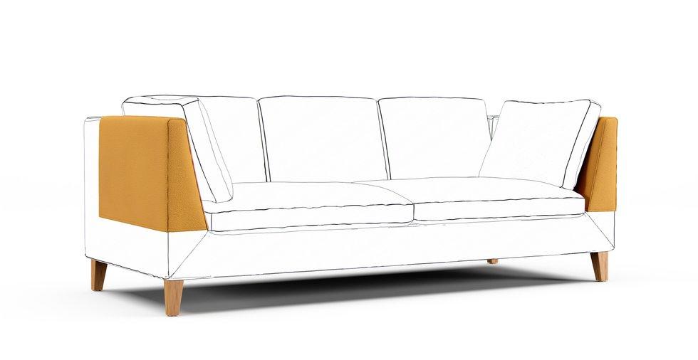 Stockholm Armrest Protector Covers — Add On - Mod Boucle Amber