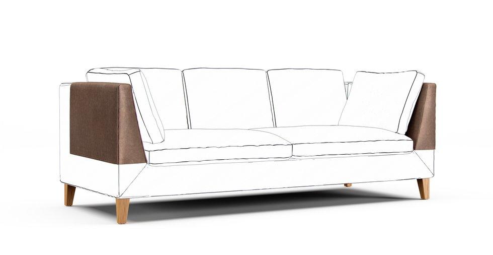 Stockholm Armrest Protector Covers — Add On - Signature Velvet Hazel