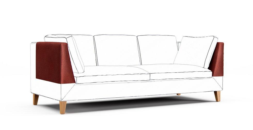 Stockholm Armrest Protector Covers — Add On - Signature Velvet Sunset