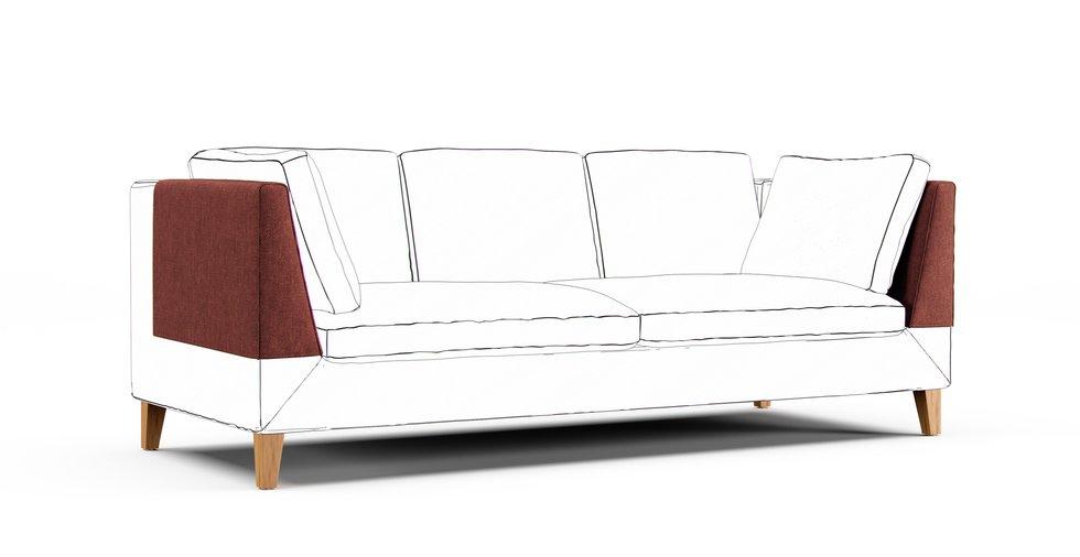 Stockholm Armrest Protector Covers — Add On - Care+ Tweed Sunset