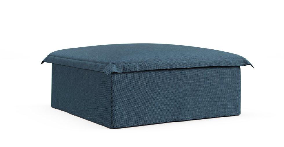 Soderhamn Footstool Cover - Care+ Tweed Teal