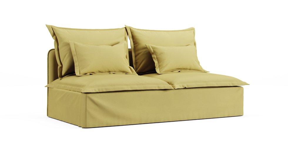 Soderhamn 3 Seat Section Sofa Cover - Care+ Tweed Amber