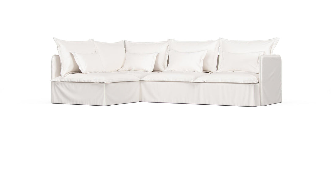 Soderhamn 4-seat Corner (Open End) Sofa Cover - Care+ Canvas Sage