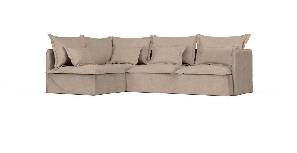 Mod Basketweave Flax