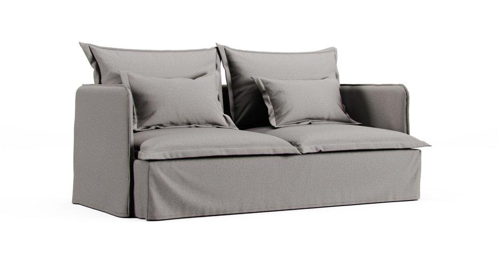 Soderhamn 3-seater Sofa Cover - Care+ Canvas Ash