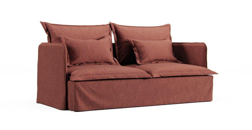 Soderhamn 3-seater Sofa Cover - Care+ Tweed Sunset