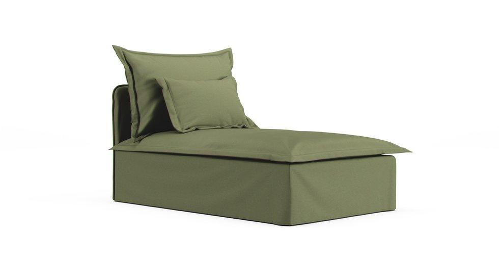 Soderhamn Chaise Longue Cover - Care+ Canvas Sage