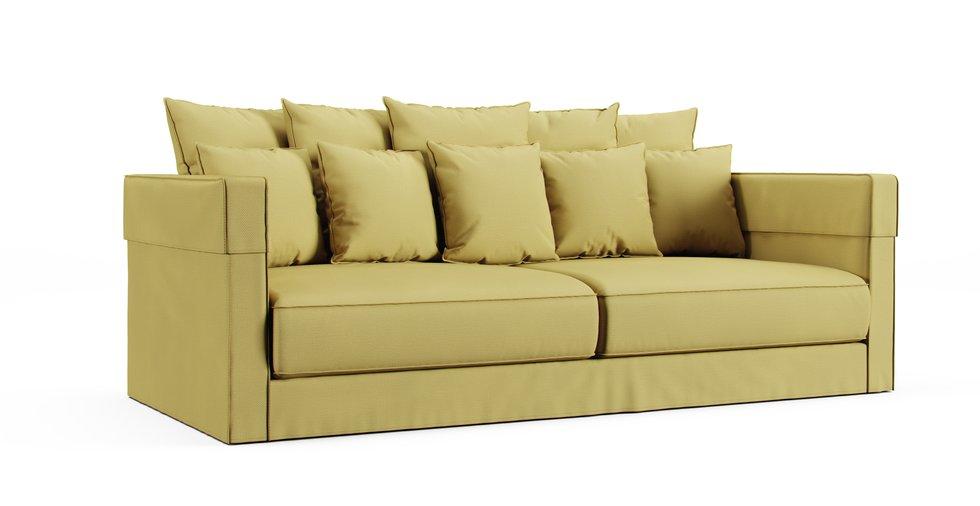 Stockholm 2017 3 Seater Sofa Cover - Care+ Tweed Amber