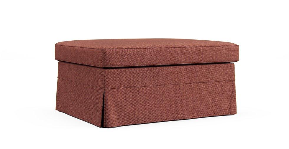 Stocksund Footstool Cover - Care+ Tweed Sunset