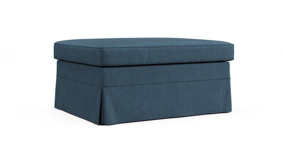 Stocksund Footstool Cover - Care+ Tweed Teal