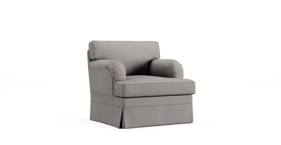 Stocksund Armchair Cover - Care+ Canvas Ash